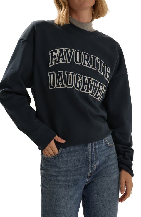 The Embroidery Collegiate Graphic Sweatshirt