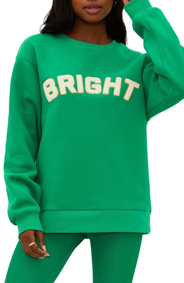 Beach Riot Bright Appliqué Sweatshirt, Main, color, 