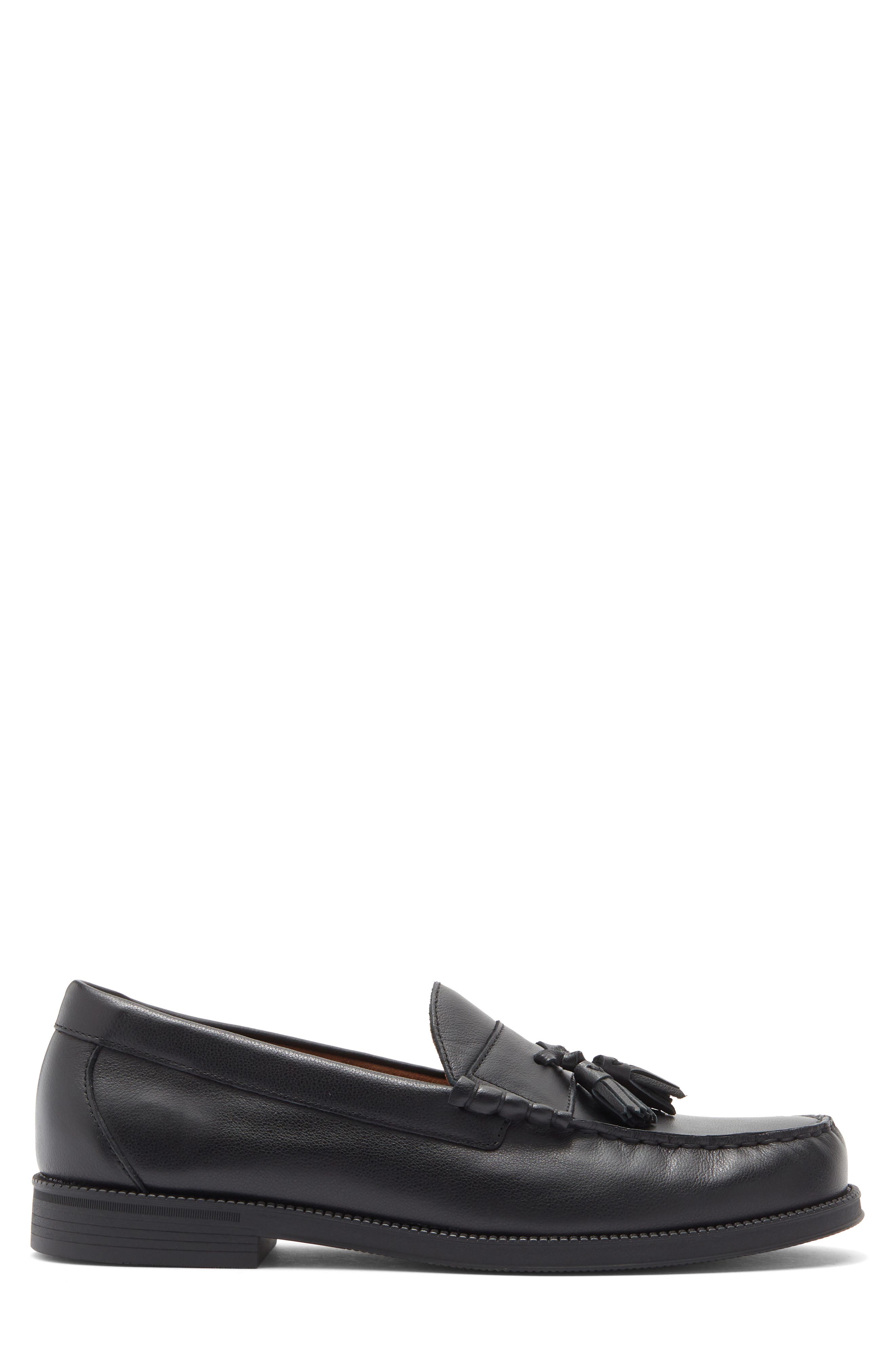 Carver Tassel Loafer, Alternate, color, BLACK