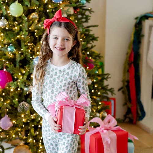 Lila And Hayes Grayson Pajama Pant Set In White