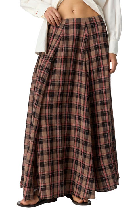 Ives Plaid Maxi Skirt