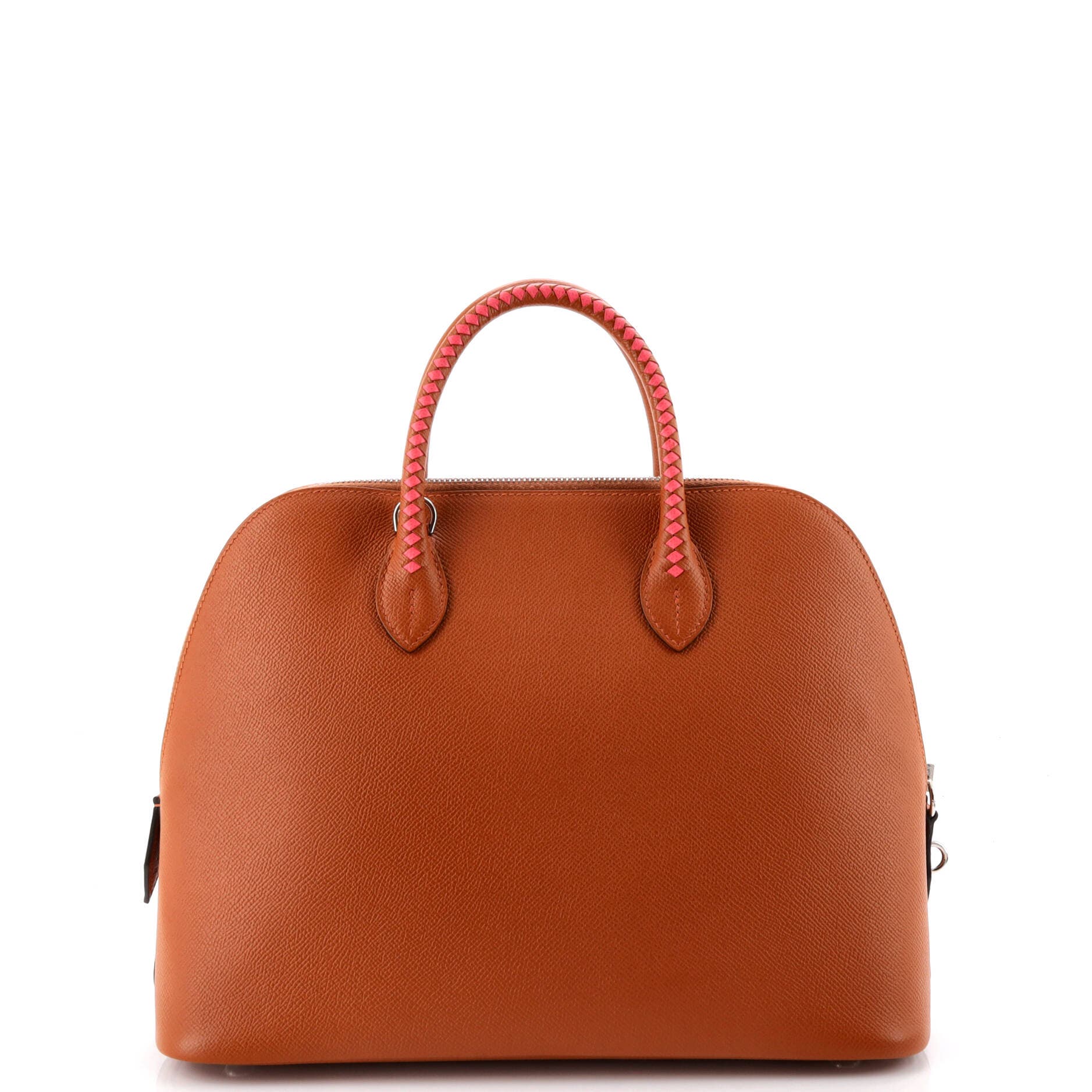 Pre-Owned Hermes Bolide 1923 Bag Tressage Epsom 30, Alternate, color, Tressage-Toffee/Roseazalee