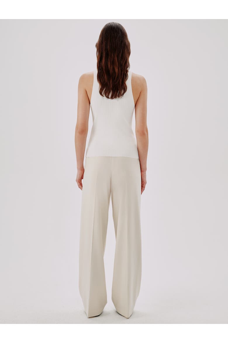 DEEP V TANK KNIT, Alternate, color, WHITE