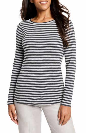 NZT by NIC+ZOE Stripe Boat Neck T-Shirt