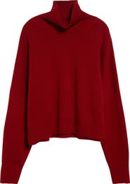LOULOU DE SAISON Luke Stand Collar Wool & Cashmere Sweater