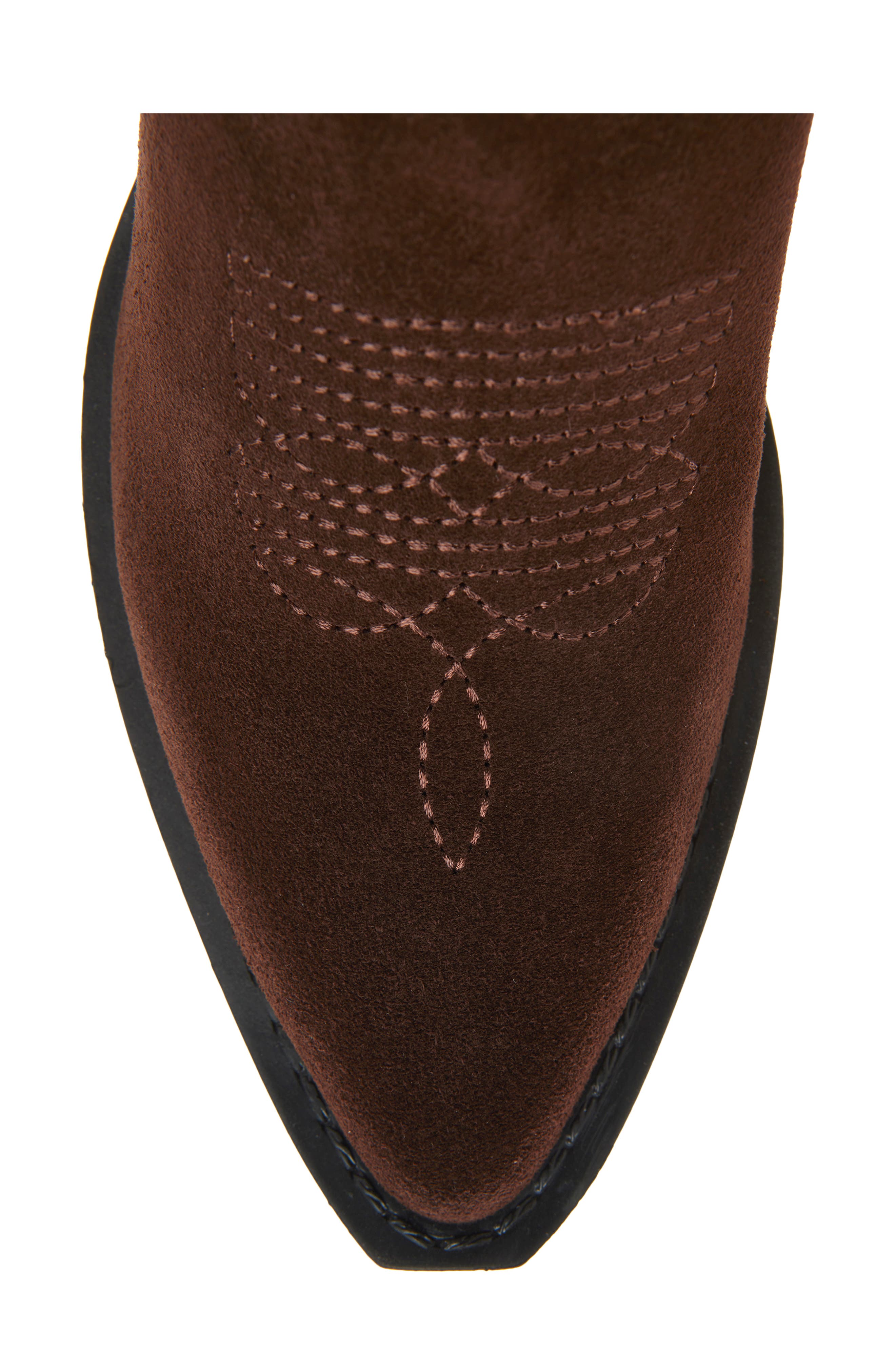 Anslee Western Boot, Alternate, color, CHOCOLATE