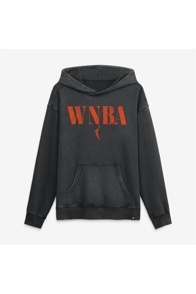 Men's Fanatics Black WNBA Relaxed Washed Hoodie, Alternate, color, Black