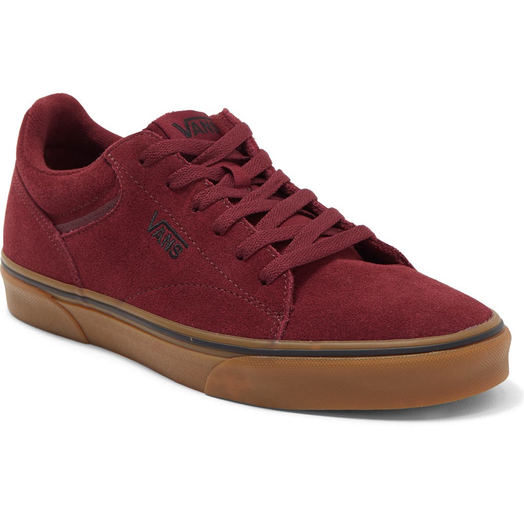 Vans Seldan Sneaker In Burgundy