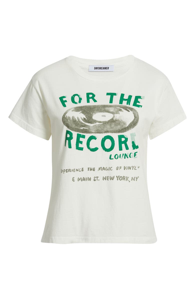 Daydreamer For the Record Solo Cotton Graphic T-Shirt, Alternate, color, Vintage White