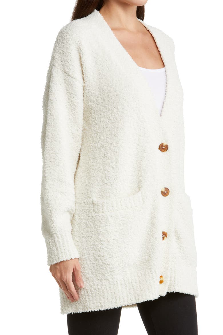 Joselyn Lounge Cardigan, Alternate, color, CREAM
