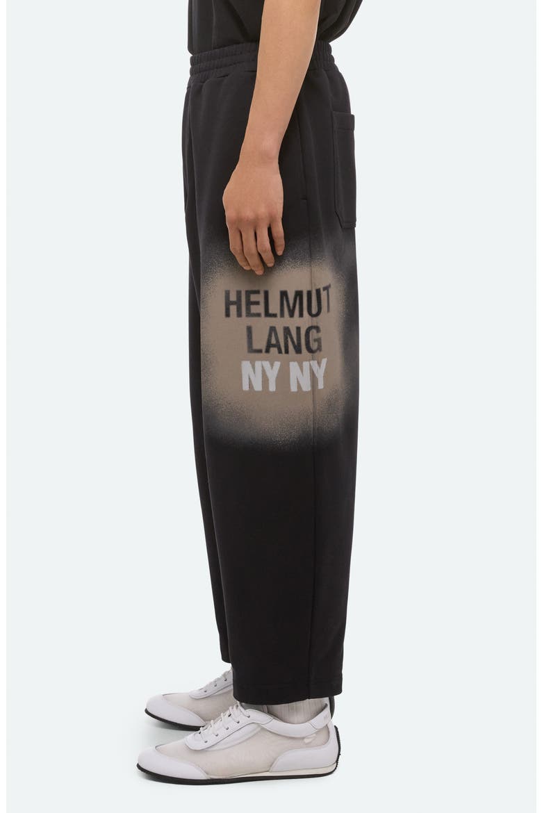 Spray Paint Logo Sweatpants, Alternate, color, BLACK - 001