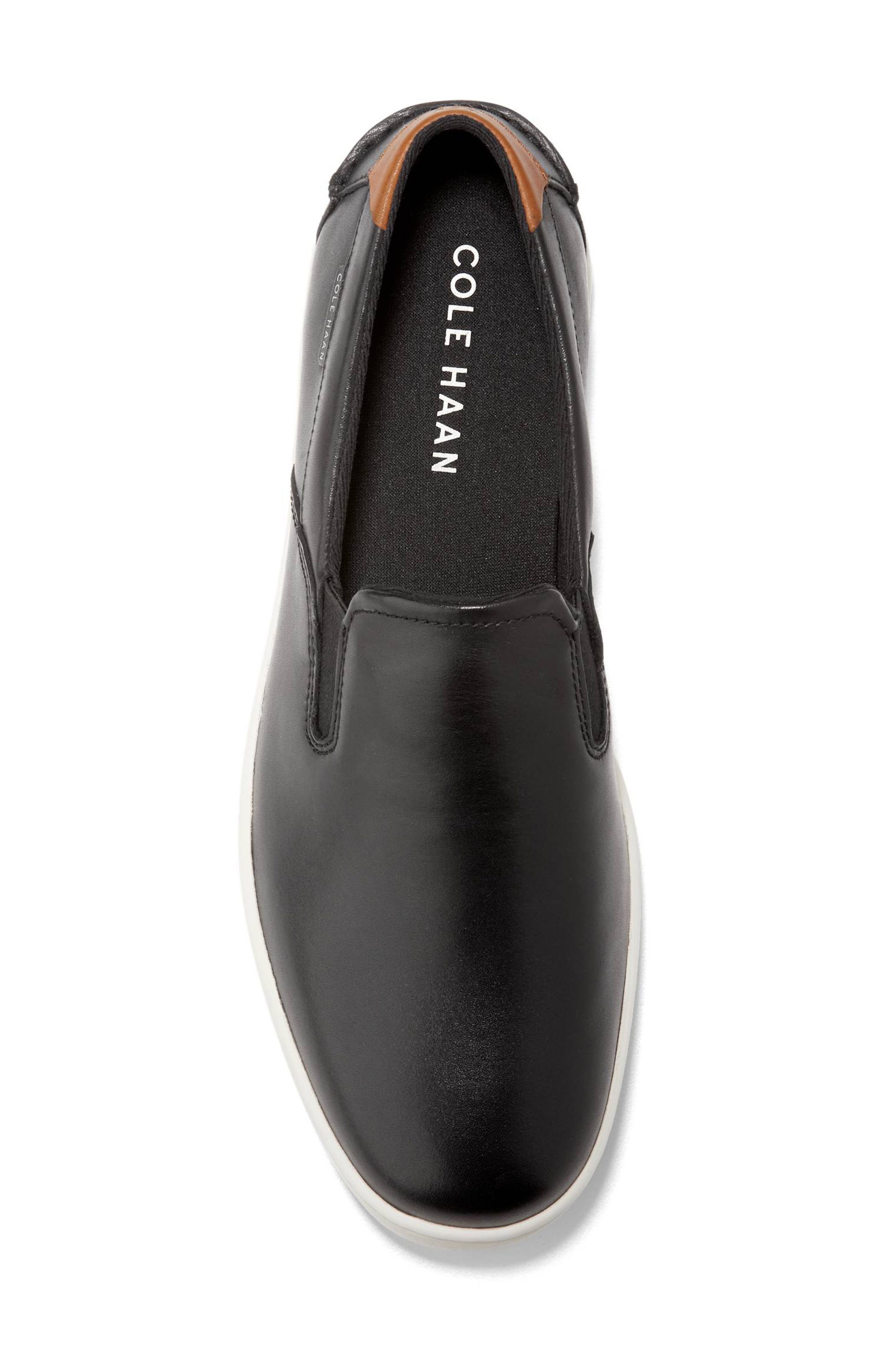 Cole Haan Nantucket Slip-On Sneaker, Alternate, color, Black/Ivory