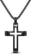 EDFORCE Cut Out Cross Pendant Necklace