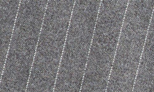 Skims Elevated Flannel Crop Pajamas In Gray