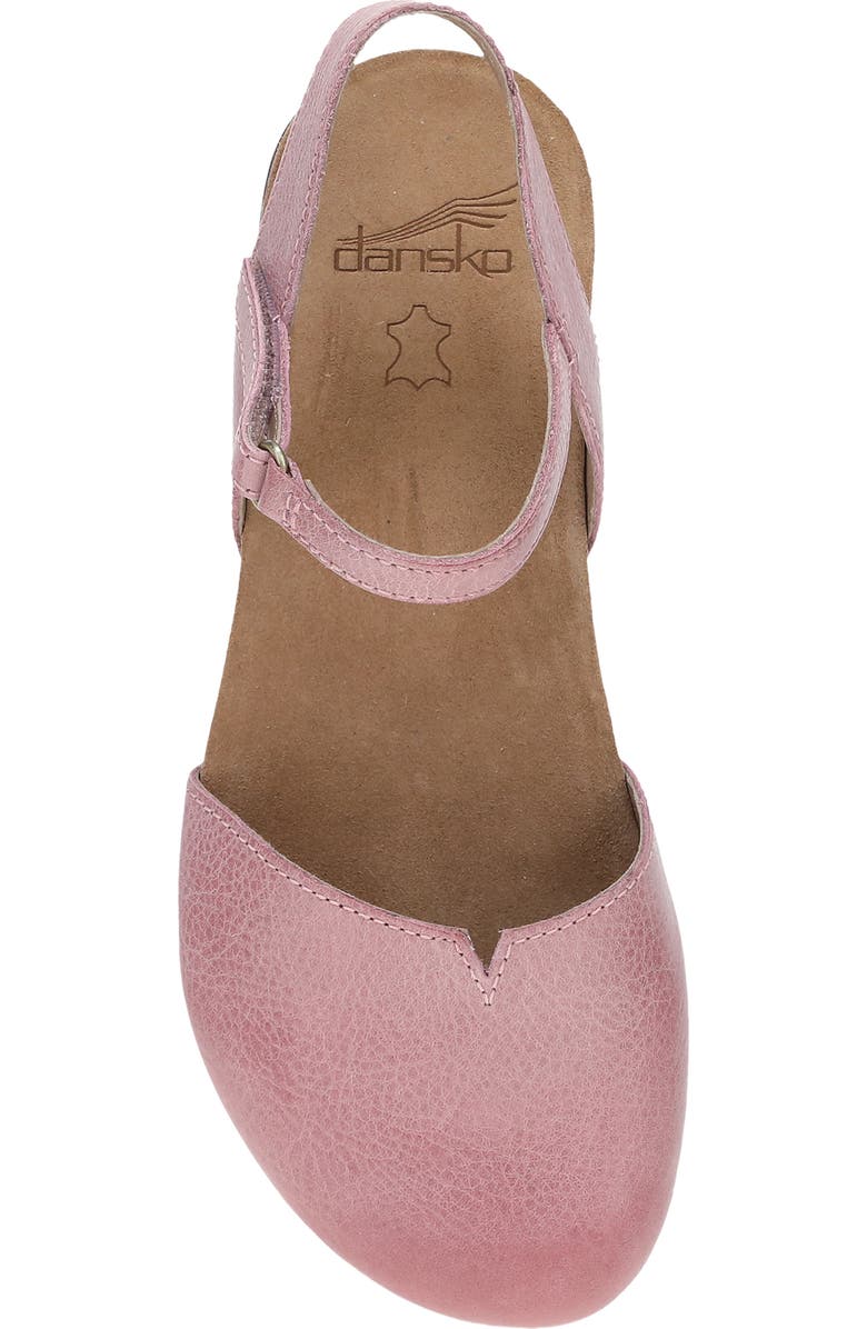 Dansko Rowan Flat, Alternate, color, Pink