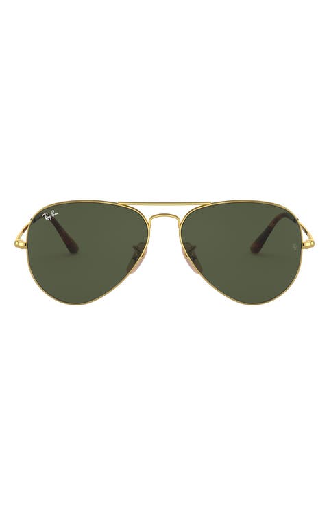 Aviator Metal II 58mm Pilot Sunglasses
