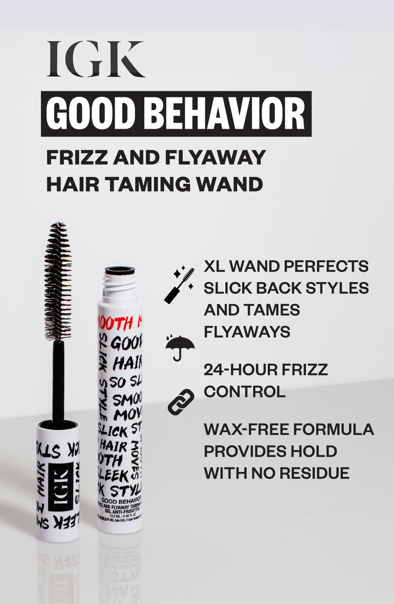IGK Good Behavior Frizz and Flyaway Taming Wand, Alternate, color, 