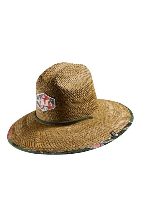 Fortune Straw Lifeguard Hat