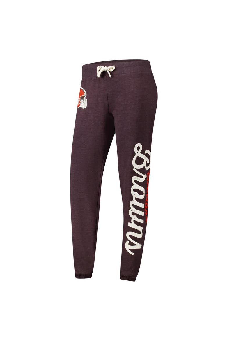 Women's G-III 4Her by Carl Banks Brown Cleveland Browns Scrimmage Fleece Pants, Alternate, color, Brown
