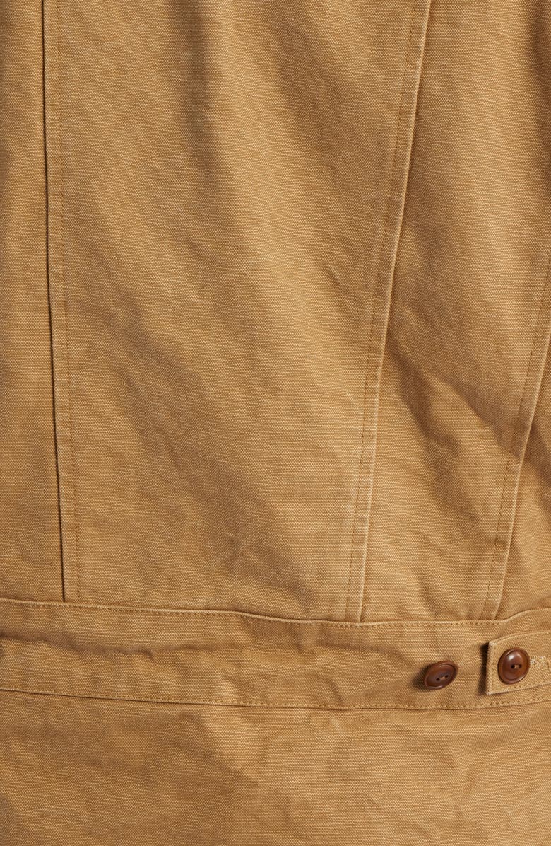 Schott NYC Countryman's Sunset Cotton Canvas Zip-Up Jacket, Alternate, color, Tobacco