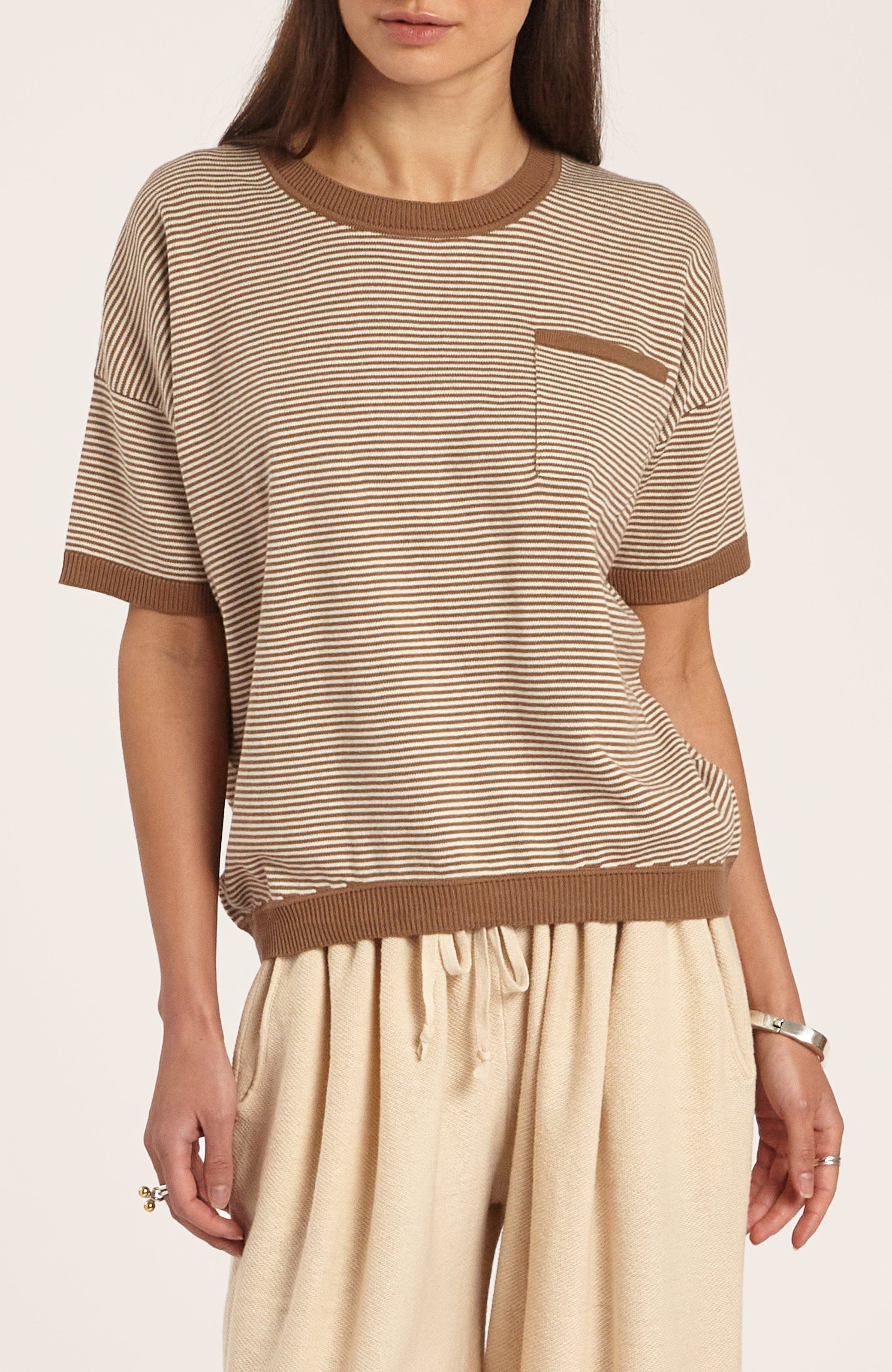 Modern Striped Tee