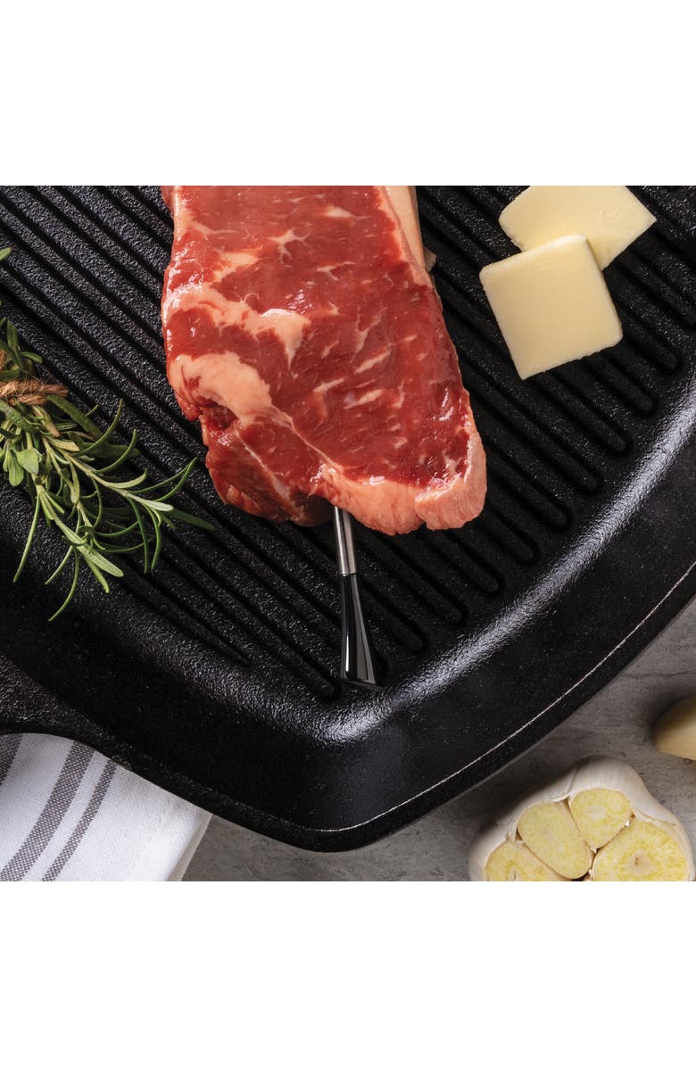 Maverick STAKE Extended Range Wireless Bluetooth Thermometer, Alternate, color, Black/Silver