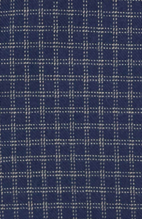 Theory Weekend Woods Check Cotton Button-up Shirt In Blue