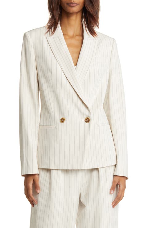 Kllara Stripe Double Breasted Blazer