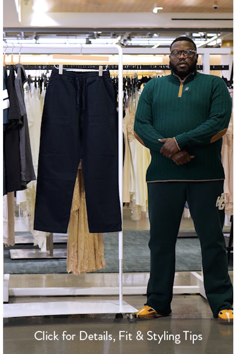 Organic Cotton Canvas Drawstring Chef Pants video