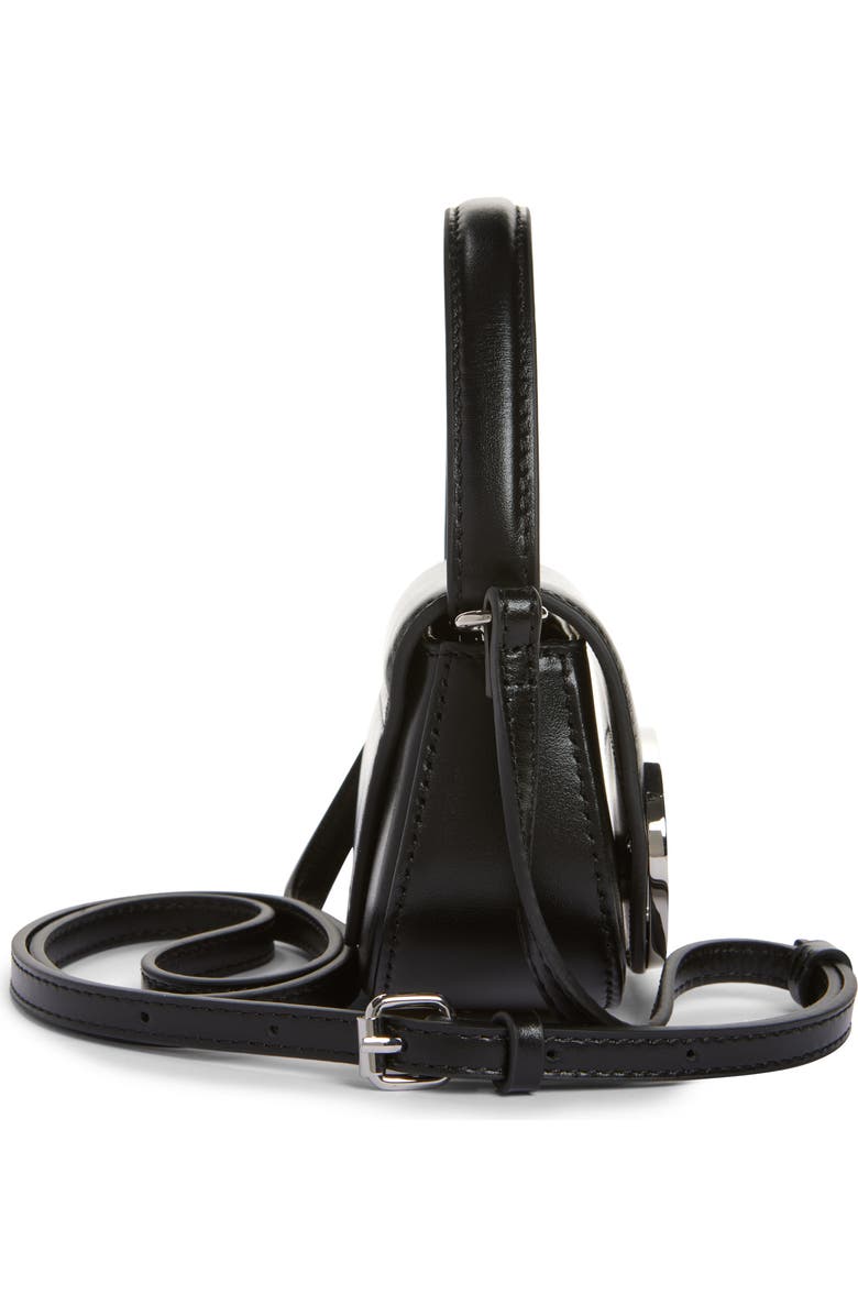 DIESEL<sup>®</sup> X-Small 1DR Leather Crossbody Bag, Alternate, color, Black