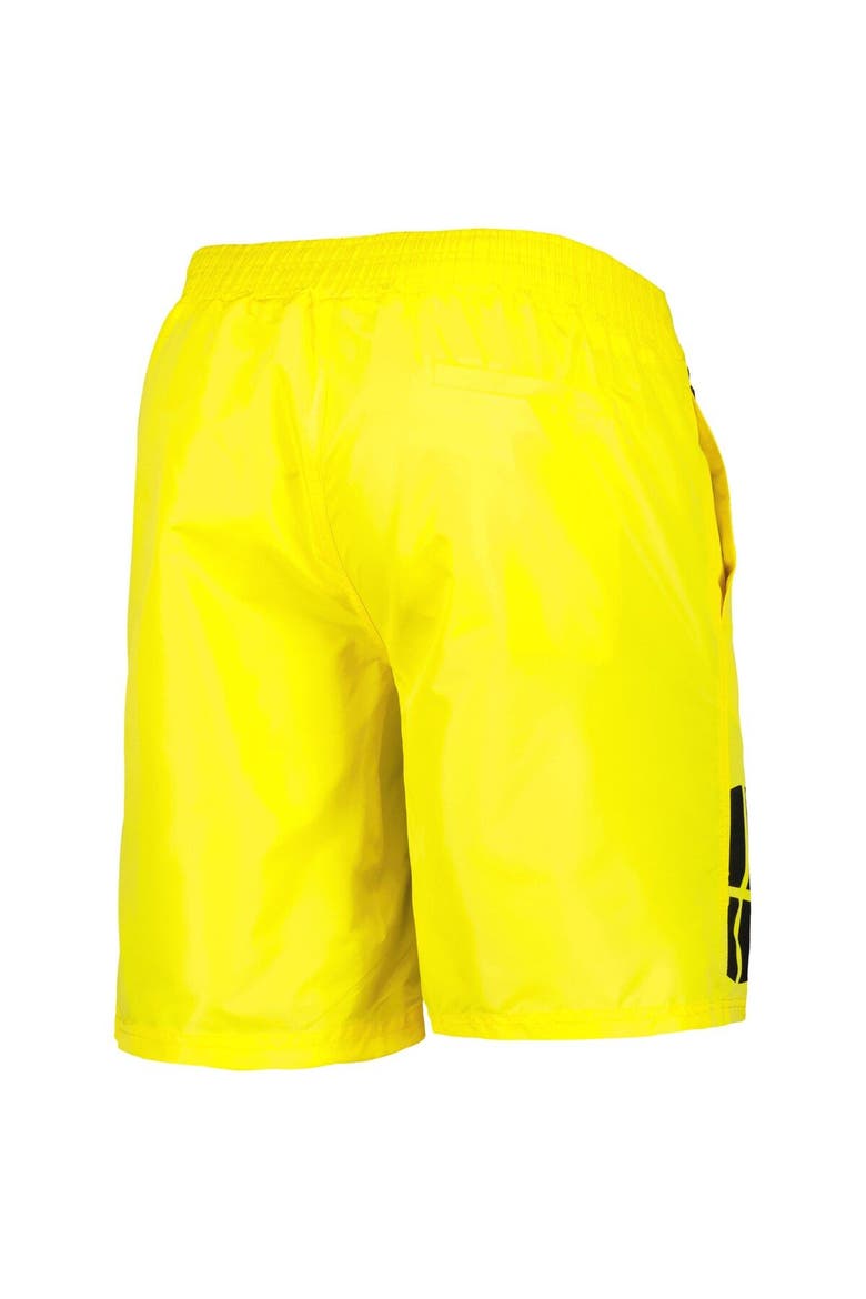 Men's G-III Sports by Carl Banks Gold Utah Jazz Sea Wind Swim Trunks, Alternate, color, Gold