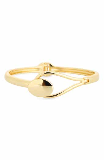 Demi Fine Oval Hinge Cuff Bracelet