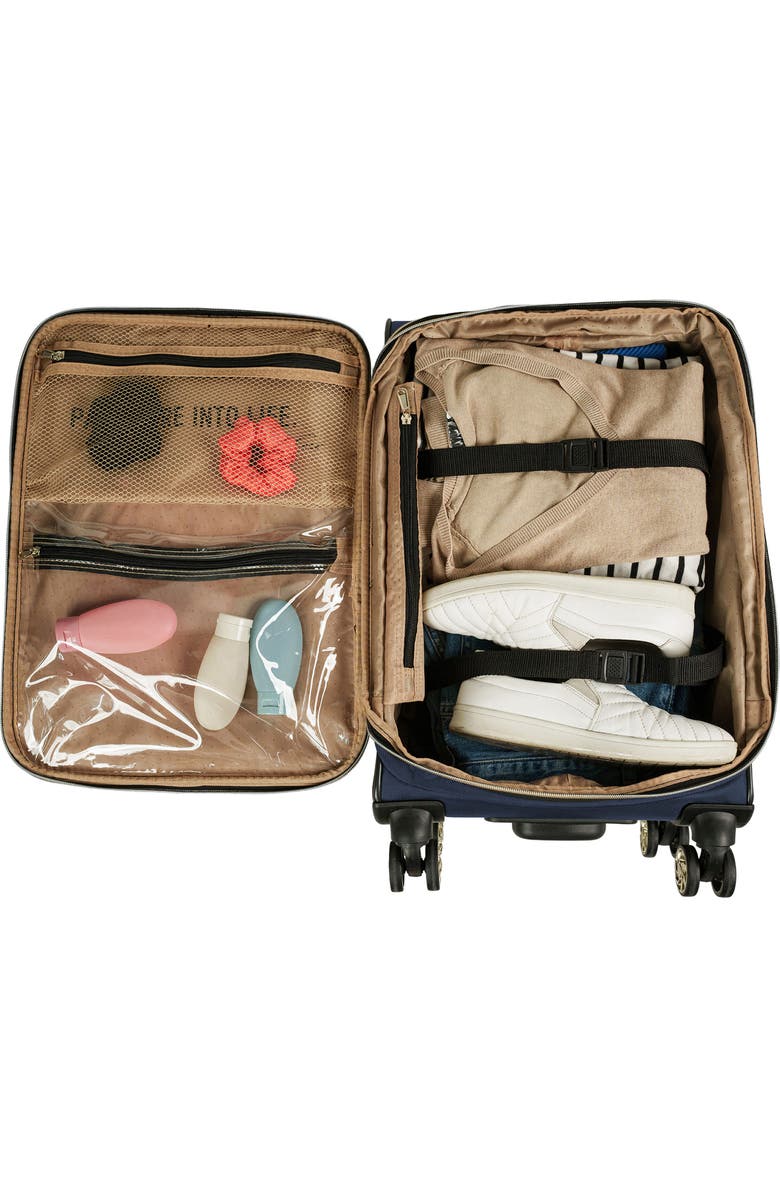 Kenneth Cole Chelsea 24-Inch Softside Spinner Luggage, Alternate, color, Navy