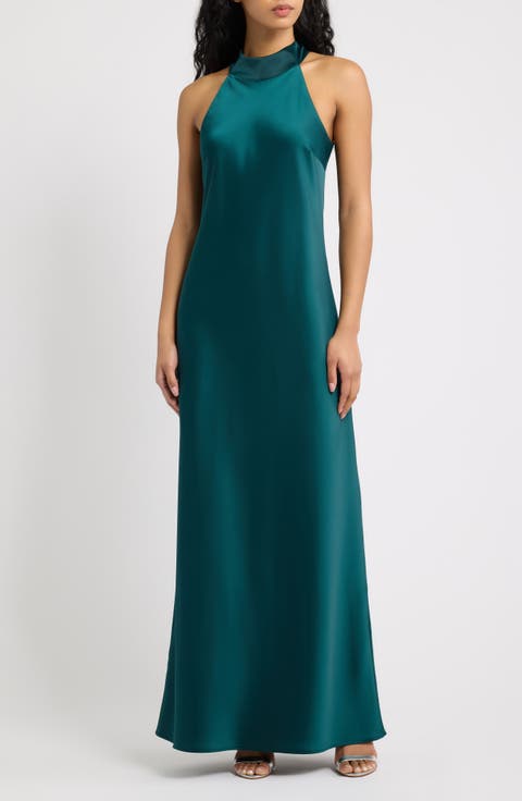 Violetta Matte Satin Gown