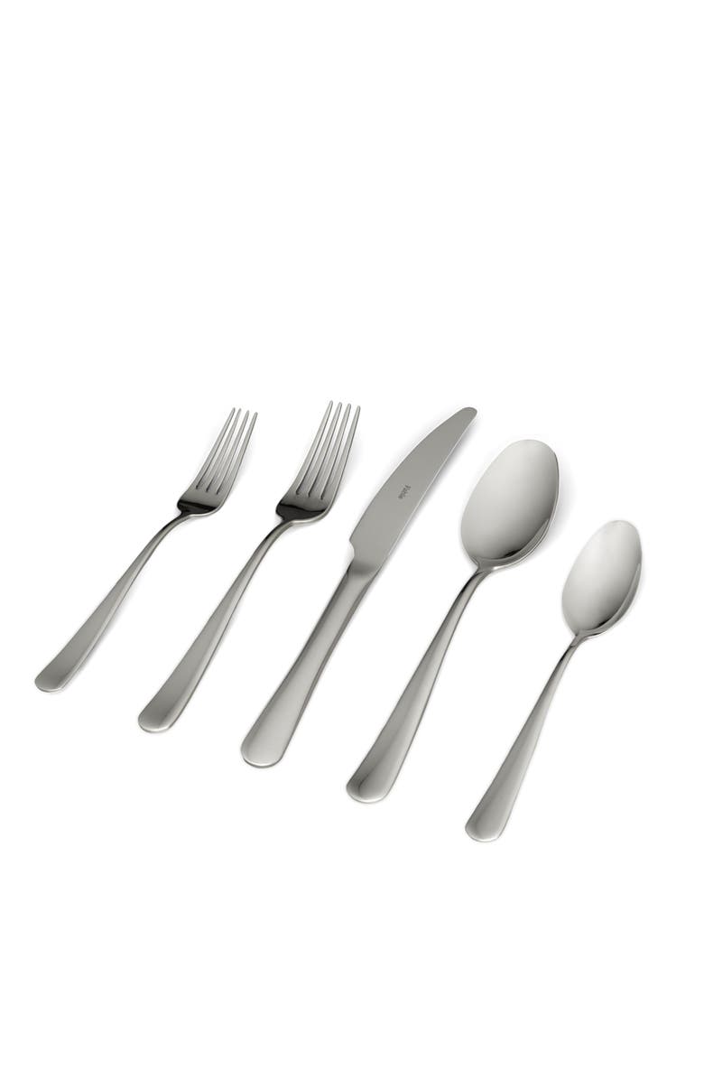 Fable Home Flatware Set, Main, color, Polished Silver