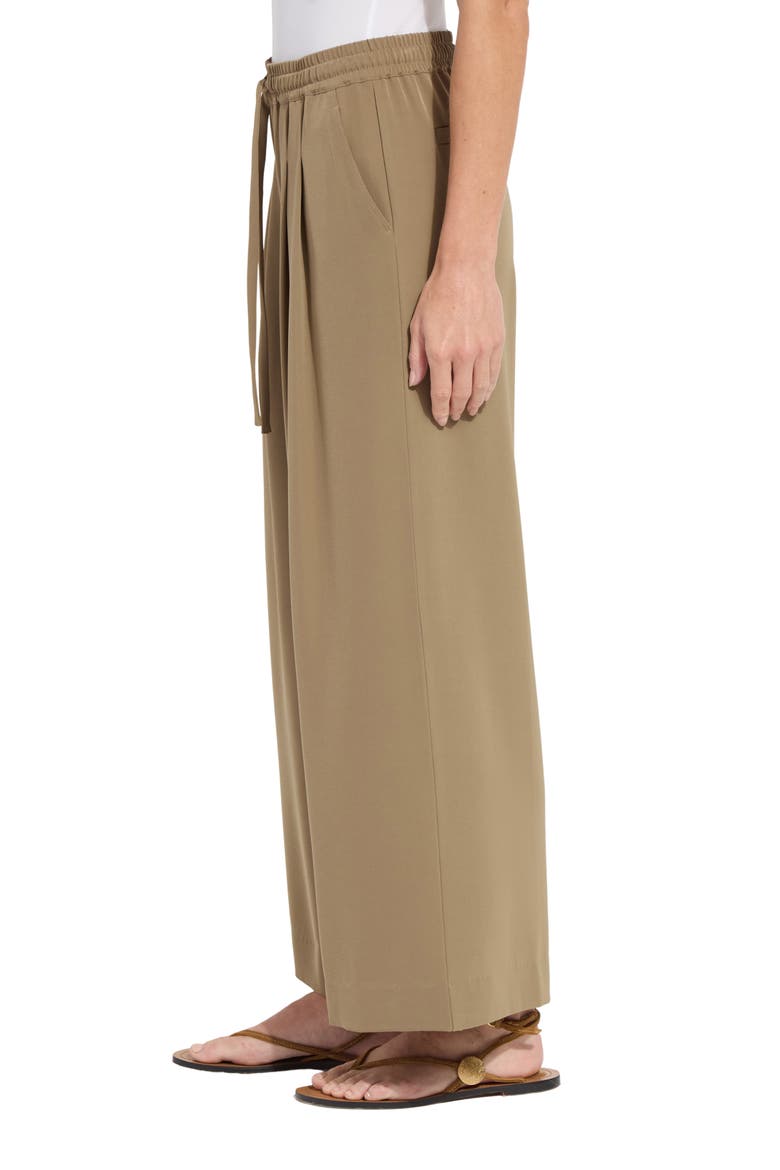 Mae Pleated Wide Leg Pants, Alternate, color, OLIVE LEAF