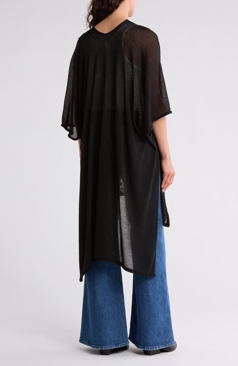 Vince Camuto Lace Trim Duster, Alternate, color,