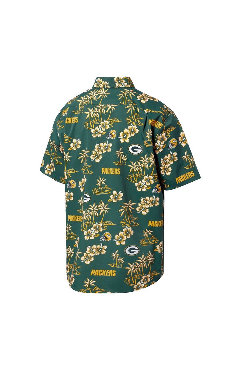 Reyn Spooner Men's Reyn Spooner Green Green Bay Packers Kekai Button-Up Shirt, Alternate, color, 