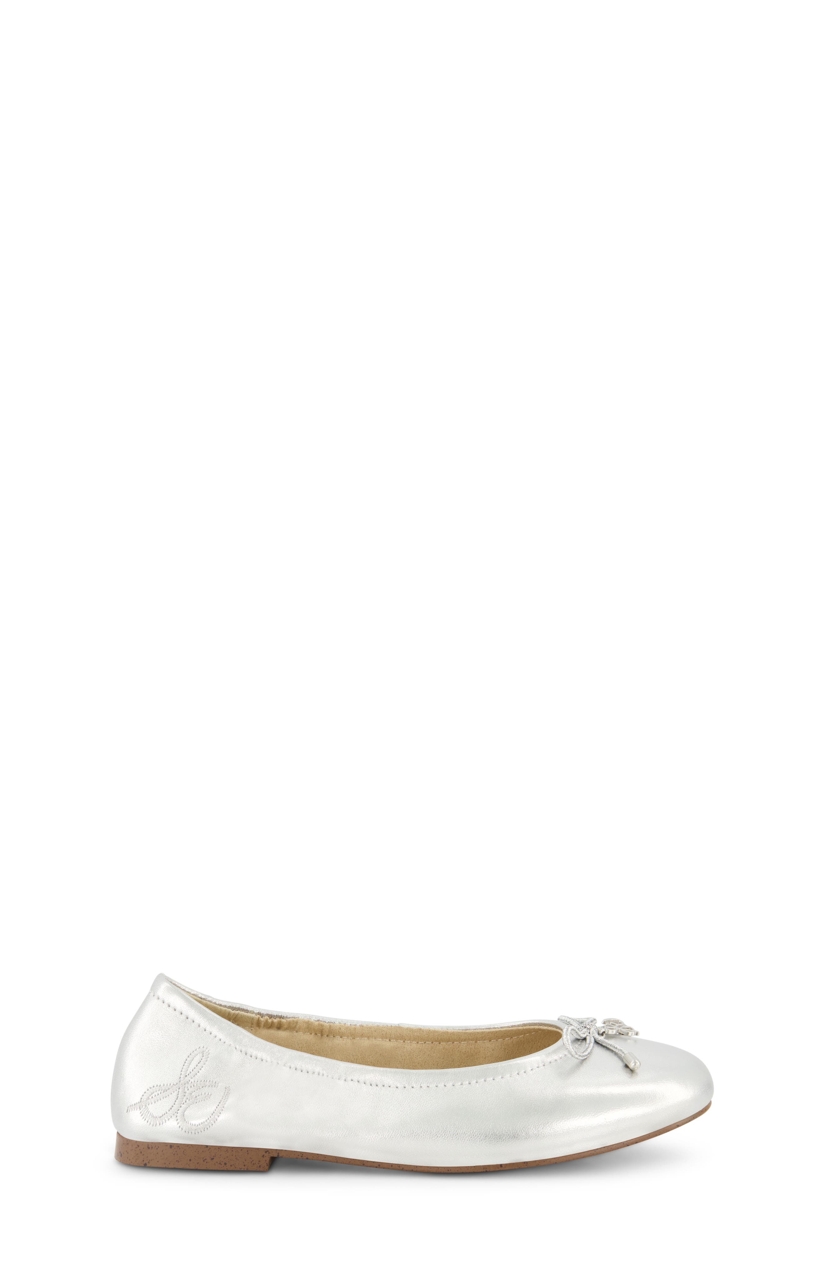 Sam Edelman Kids' Felicia Ballet Flat, Alternate, color, Silver