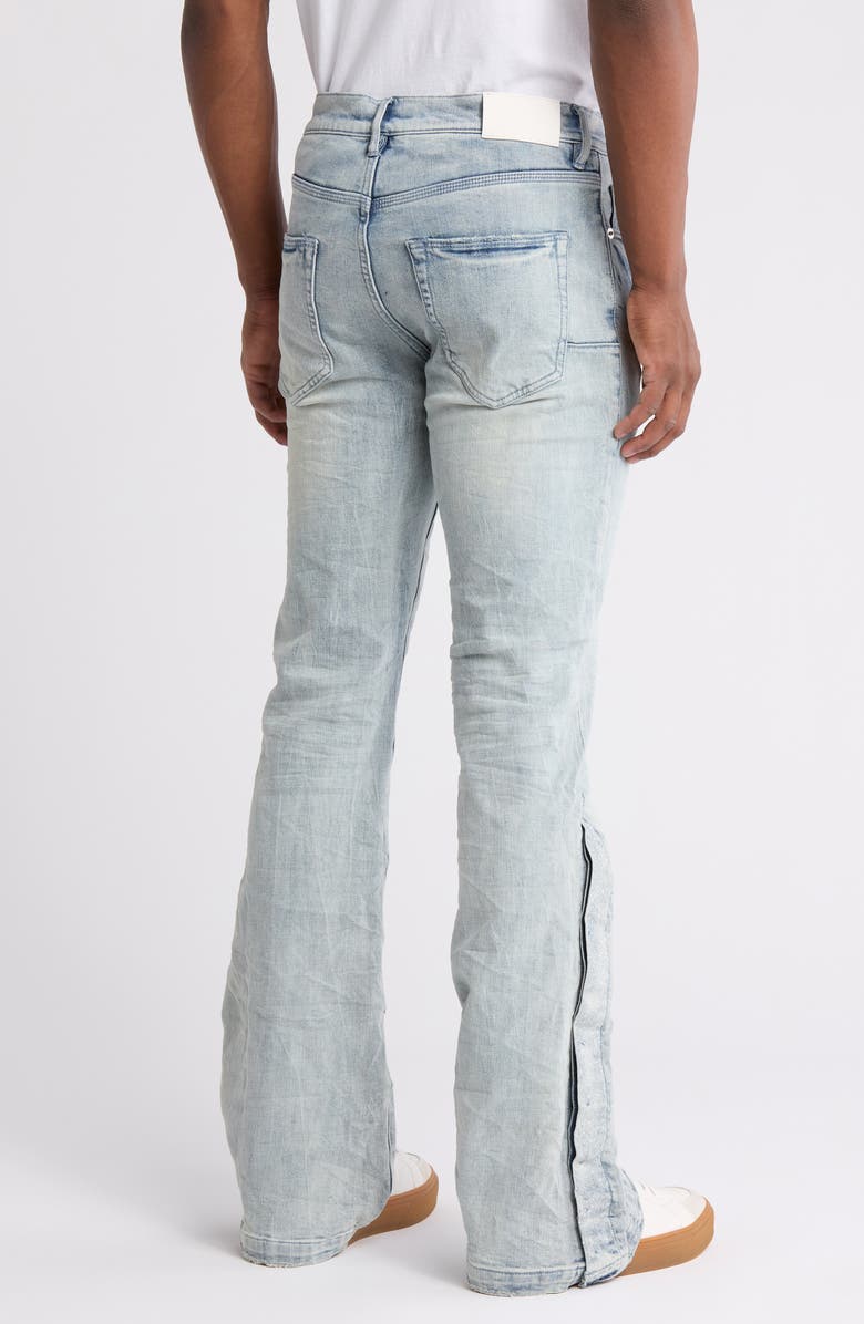 PURPLE BRAND Crystal Side Snap Flare Jeans, Alternate, color, 
