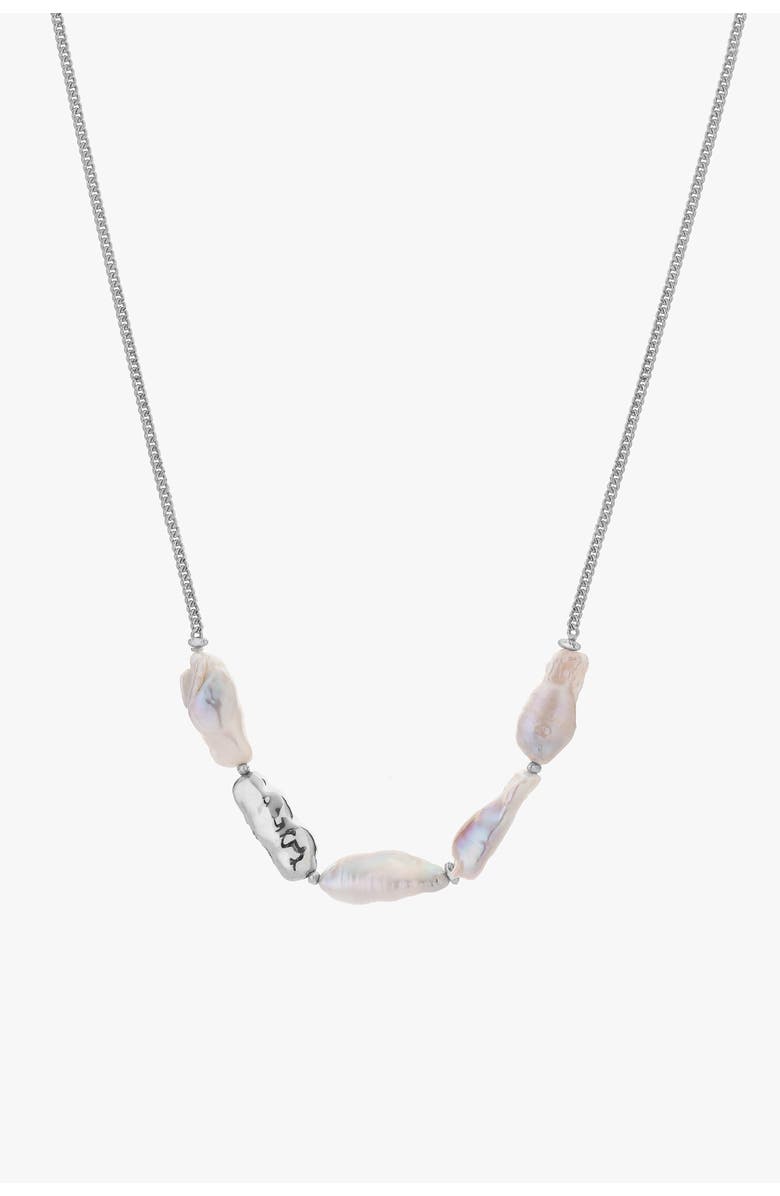 TUTTI Lustre Necklace, Main, color, Silver