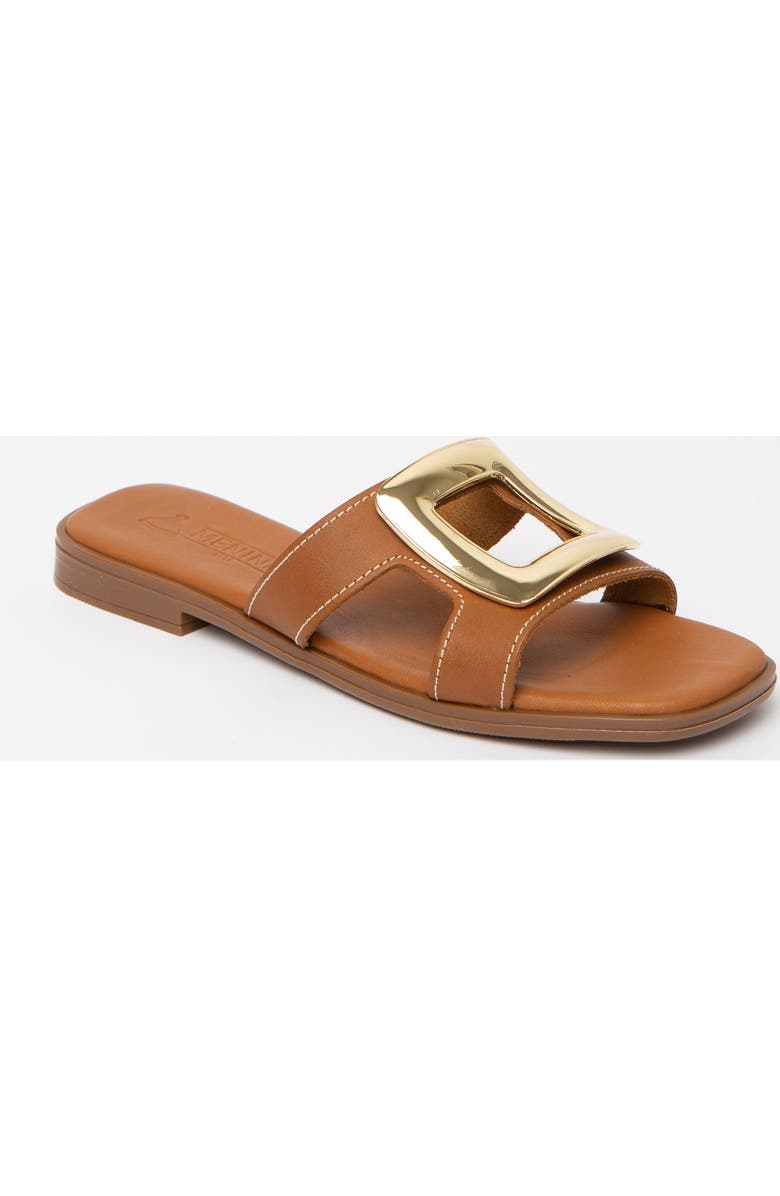 Menina Step Brisa Flat Sandal, Alternate, color, Tan