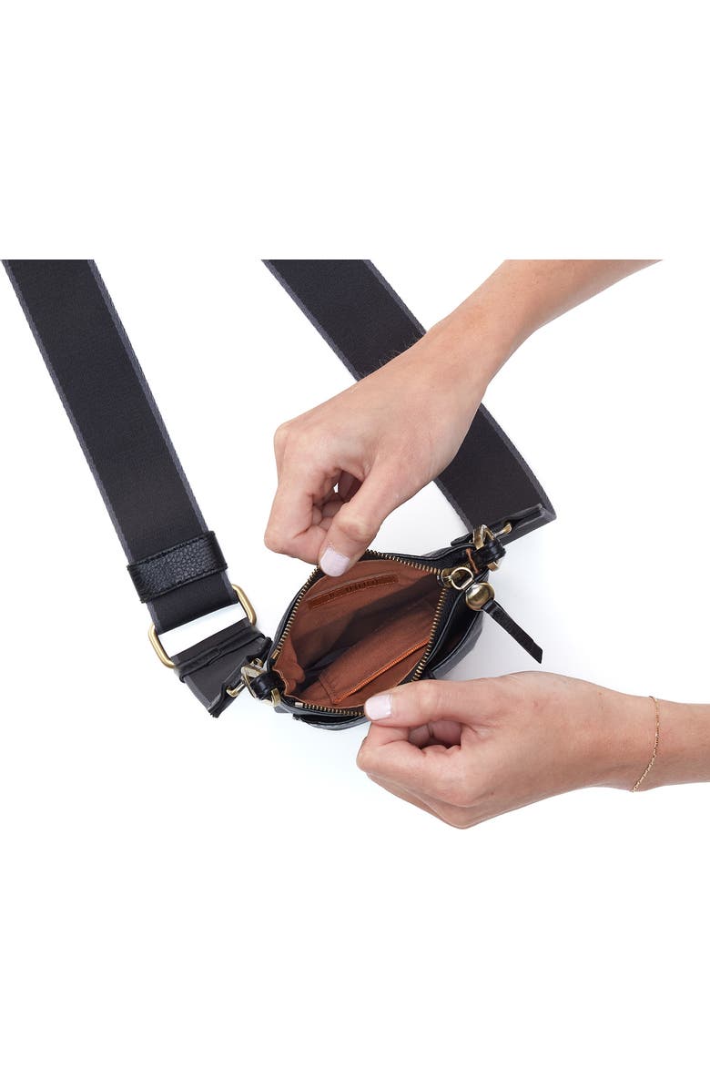 HOBO Cass Leather Phone Crossbody Bag, Alternate, color,
