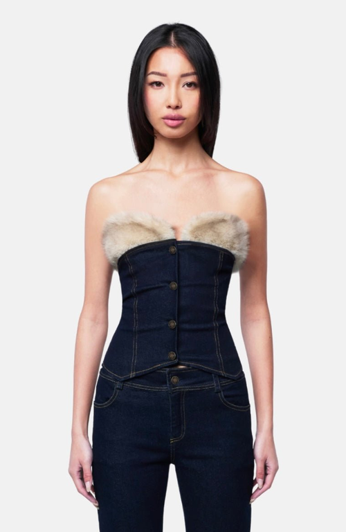 Ow Collection Desi Corset Top In Multi