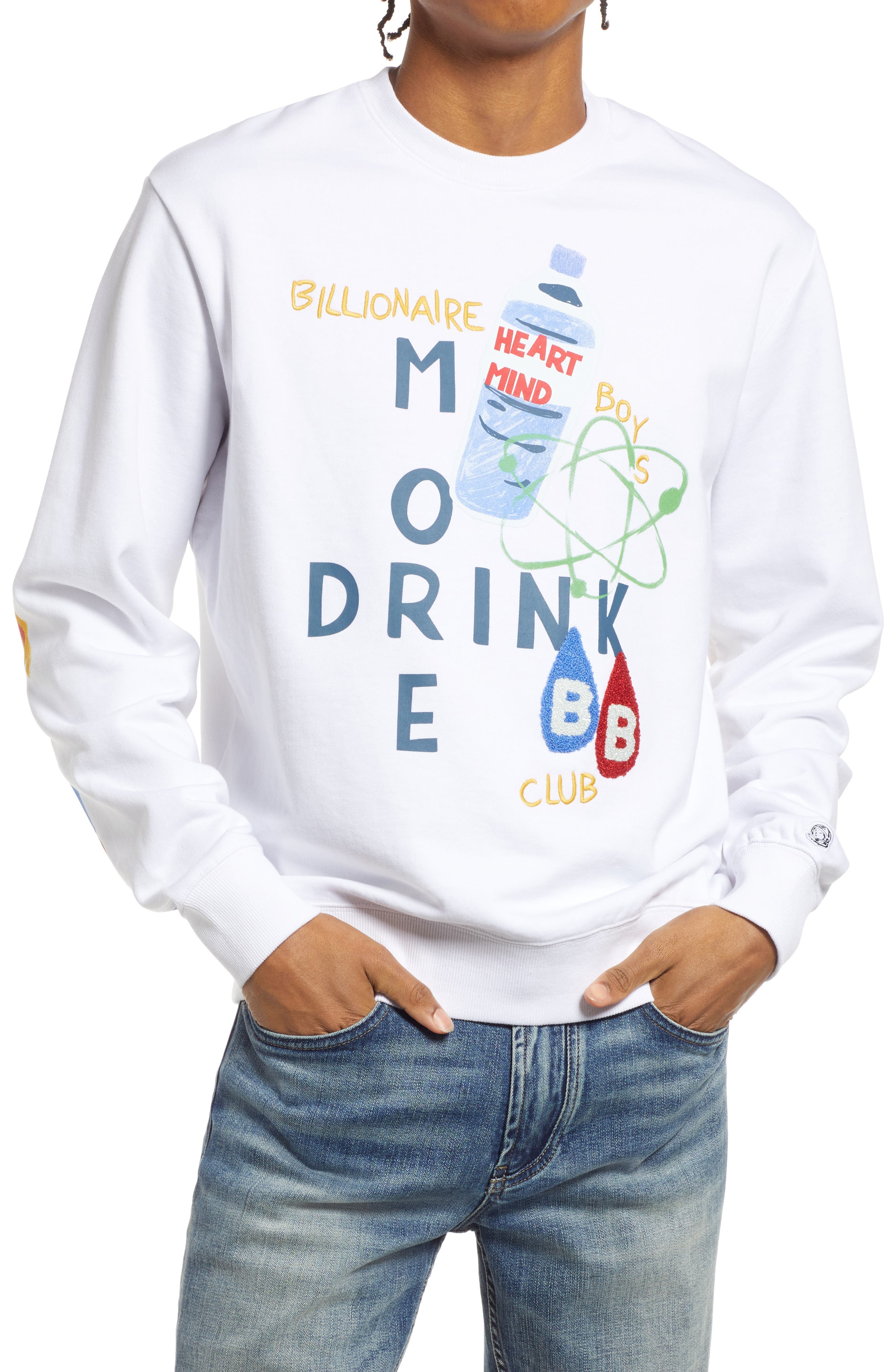 Billionaire Boys Club Men's BB Drink Crewneck Sweatshirt (Men) | Nordstrom