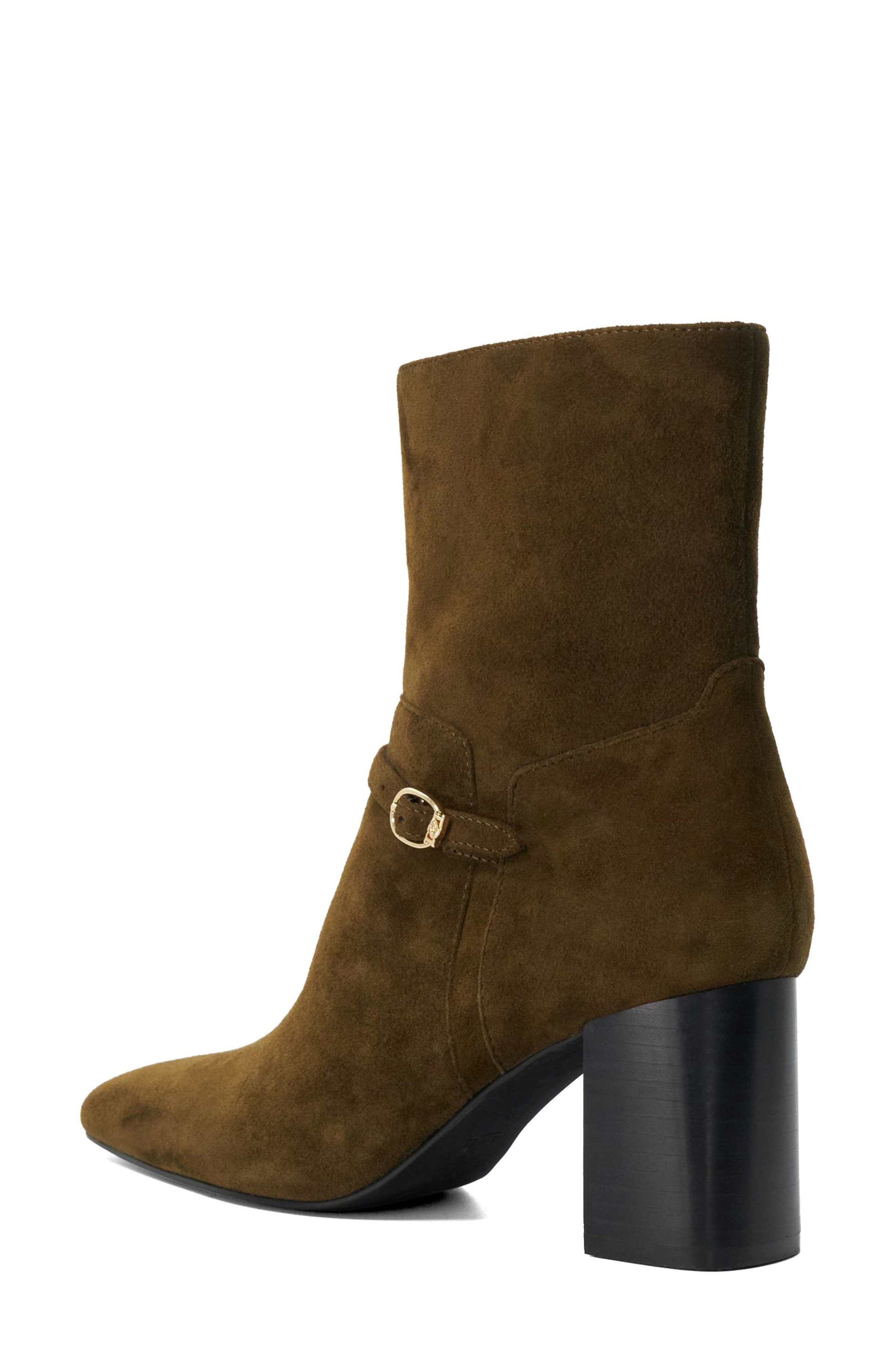 Ollen Leather Bootie, Alternate, color, KHAKI