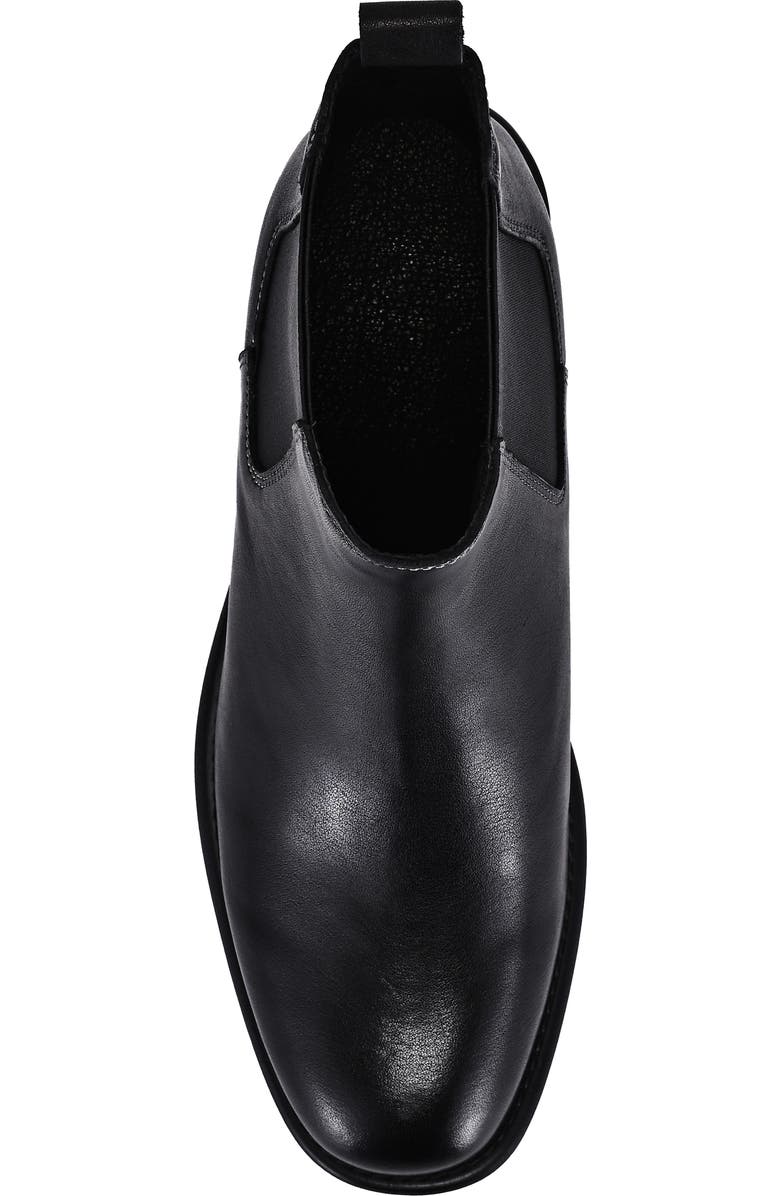 OLD TREND Classic Genuine Leather Versatile Everyday Chelsea Boot, Alternate, color, Black