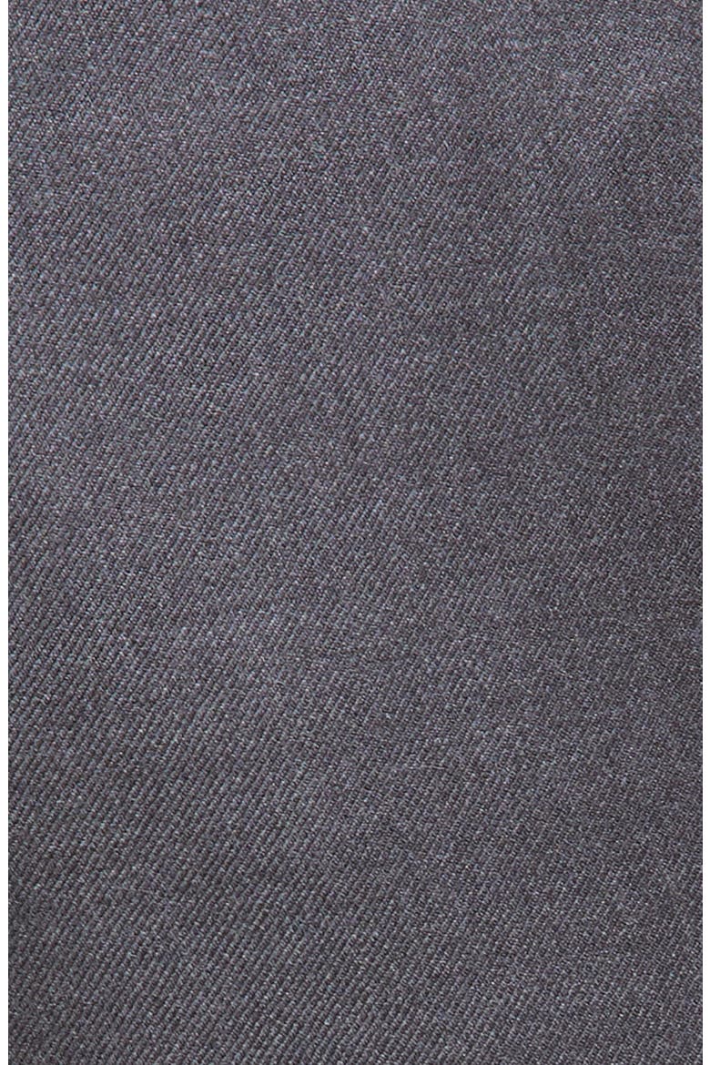 Flat Front Slim Fit Wool Pants, Alternate, color, DARK GREY SOLID