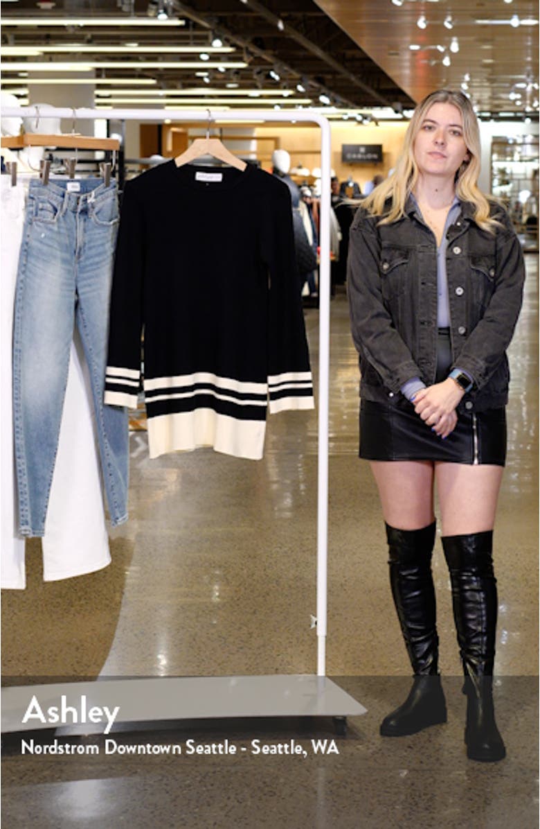 Lowell Stripe Bell Sleeve Sweater, sales video thumbnail