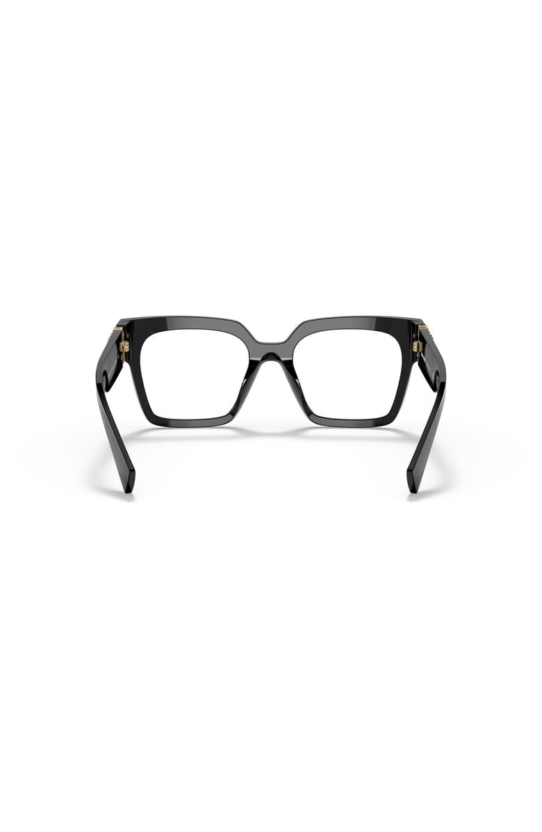 Miu Miu 52mm Square optical glasses, Alternate, color, Black